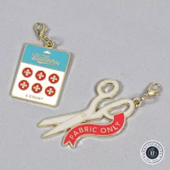 Reißverschluss-Anhänger (Zipper Charms) - Cathe Holden - Schere und Buttons