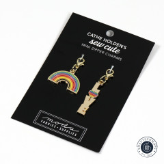 Reißverschluss-Anhänger (Zipper Charms) - Cathe Holden - Regenbogen, Love