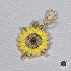 Reißverschluss-Anhänger (Zipper Charms) - Cathe Holden - Vogel und Sonnenblume