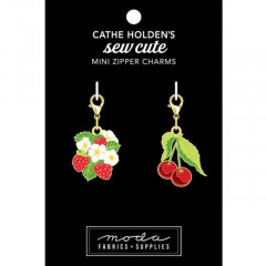 Reißverschluss-Anhänger (Zipper Charms) - Cathe Holden - Mini Strawberry Cherry