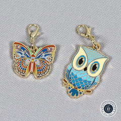 Reißverschluss-Anhänger (Zipper Charms) - Cathe Holden - Schmetterling und Eule