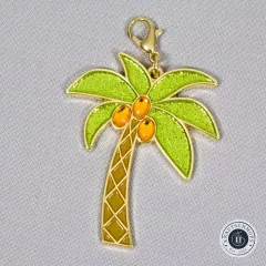 Reißverschluss-Anhänger (Zipper Charms) - Cathe Holden - Flamingo Palme