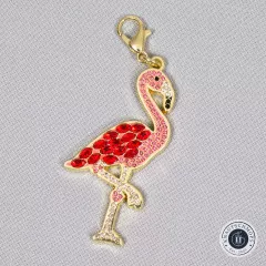 Reißverschluss-Anhänger (Zipper Charms) - Cathe Holden - Flamingo Palme