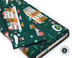 Art Gallery Fabrics - Christmas in the City - Joyful Boulevard Night