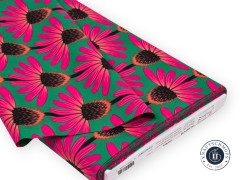 Anna Maria Cotton Lawn Designerstoff - Love Always - Echinacea - Sunset