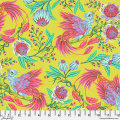 Tula Pink Baumwoll Designerstoff (Cotton Lawn) - Legendary - Hot Wings - Apple