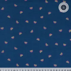 Cotton & Steel - Basics - Always Look For Rainbows - In The Midnight Hour Fabric