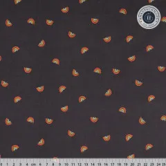 Cotton & Steel - Basics - Always Look For Rainbows - Total Eclipse Fabric