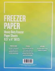 Central and Main - Freezer Paper Sheets 8,5 x 11 Inch (50 Bögen)