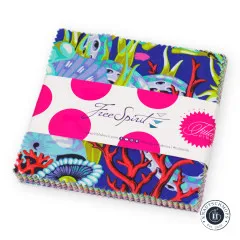 Tula Pink - Floral Reef - 5 Inch Charm Pack