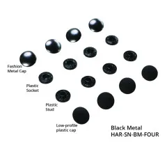 ByAnnie's - Tool-Free Snaps - Black Metal