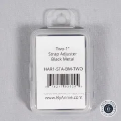ByAnnie's - 1inch Srap Adjuster - Black metal (Gurtversteller)