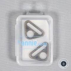 ByAnnie's - 1inch Triangle Ring flat - Antique Brass