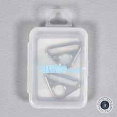ByAnnie's - 1inch Triangle Ring flat - Nickel
