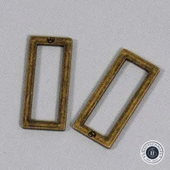 ByAnnie's - 1.5inch Rectangle Ring Flat - Antique Brass ByAnnie's - 1.5inch Rectangle Ring Flat - Antique Brass