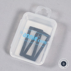 ByAnnie's - 1.5inch Rectangle Ring Flat - Black Metal ByAnnie's - 1.5inch Rectangle Ring Flat - Black Metal