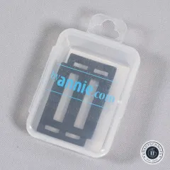 ByAnnie's - 1.5inch Slider - widemouth, flat - Black metal