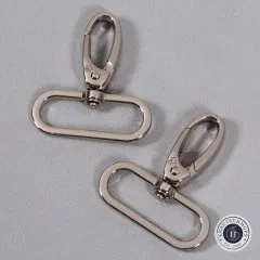 ByAnnie's - 1.5inch Swivel Snap Hook - Nickel (Drehbarer Karabinerhaken) ByAnnie's - 1.5inch Swivel Snap Hook - Nickel (Drehbarer Karabinerhaken)