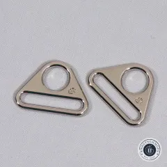ByAnnie's - 1.5inch Triangle Ring flat - Nickel ByAnnie's - 1.5inch Triangle Ring flat - Nickel