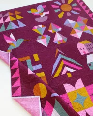 Hand + Soul 2027 Block of the Month – Quilt Kit „Jewel Grotto"
