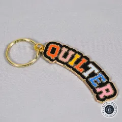Sarah Hearts - Schlüsselanhänger - Quilter Enamel
