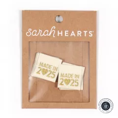 Sarah Hearts Label - Made in 2025 gold