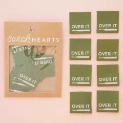 Sarah Hearts Label - Over It