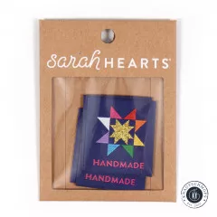 Sarah Hearts Label - Quilt Star (groß)