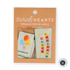 Sarah Hearts Label - Birthday