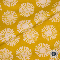 Cotton & Steel - By The Seaside II - Sunshine - Golden Unbleached Fabric