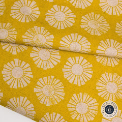 Cotton & Steel - By The Seaside II - Sunshine - Golden Unbleached Canvas Fabric