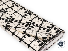 Cotton & Steel - Rising Sun - Jolly Elephant - Black Fabric