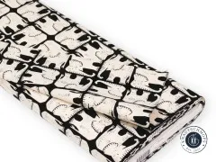 Cotton & Steel - Rising Sun - Jolly Elephant - Black Fabric