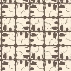 Cotton & Steel - Rising Sun - Jolly Elephant - Willow Fabric