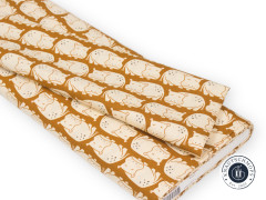 Cotton & Steel - Rising Sun - Weary Hippo - Umber Fabric