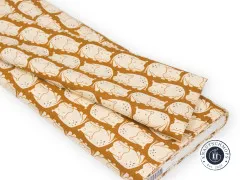 Cotton & Steel - Rising Sun - Weary Hippo - Umber Fabric