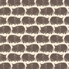 Cotton & Steel - Rising Sun - Weary Hippo - Willow Fabric