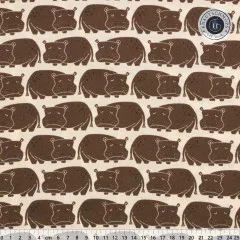 Cotton & Steel - Rising Sun - Weary Hippo - Willow Fabric