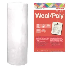 Matilda's own Batting - Wool/Poly (Wolle/Polyester)