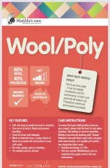 Matilda's own Batting - Wool/Poly (Wolle/Polyester)