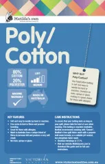 Matilda's own Batting - Cotton/Poly (Baumwolle/Polyester)