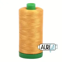 Aurifil 40wt Baumwollgarn - Orange Mustard (große Spule)