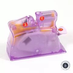 Clover Desk Needle Threader purple