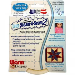 Warm Company LITE Steam-A-Seam 2 Fusible Web Tape - 0,25 (ca. 0,6 cm)