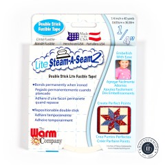 Warm Company LITE Steam-A-Seam 2 Fusible Web Tape - 0,25" (ca. 0,6 cm)