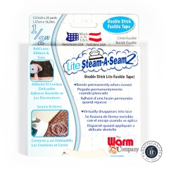 Warm Company LITE Steam-A-Seam 2 Fusible Web Tape - 0,5" (ca. 1,3 cm)