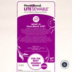 Aufgerolltes HeatnBond Lite auf Trägerpapier