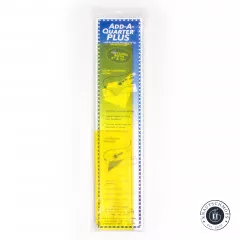 CM Designs Add-A-Quarter Plus Ruler Set (6 inch & 12 inch) - gelb