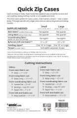 Schnittmuster ByAnnie's - Quick Zip Cases