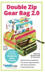 Schnittmuster ByAnnie's - Double Zip Gear Bag 2.0 Schnittmuster ByAnnie's - Double Zip Gear Bag 2.0